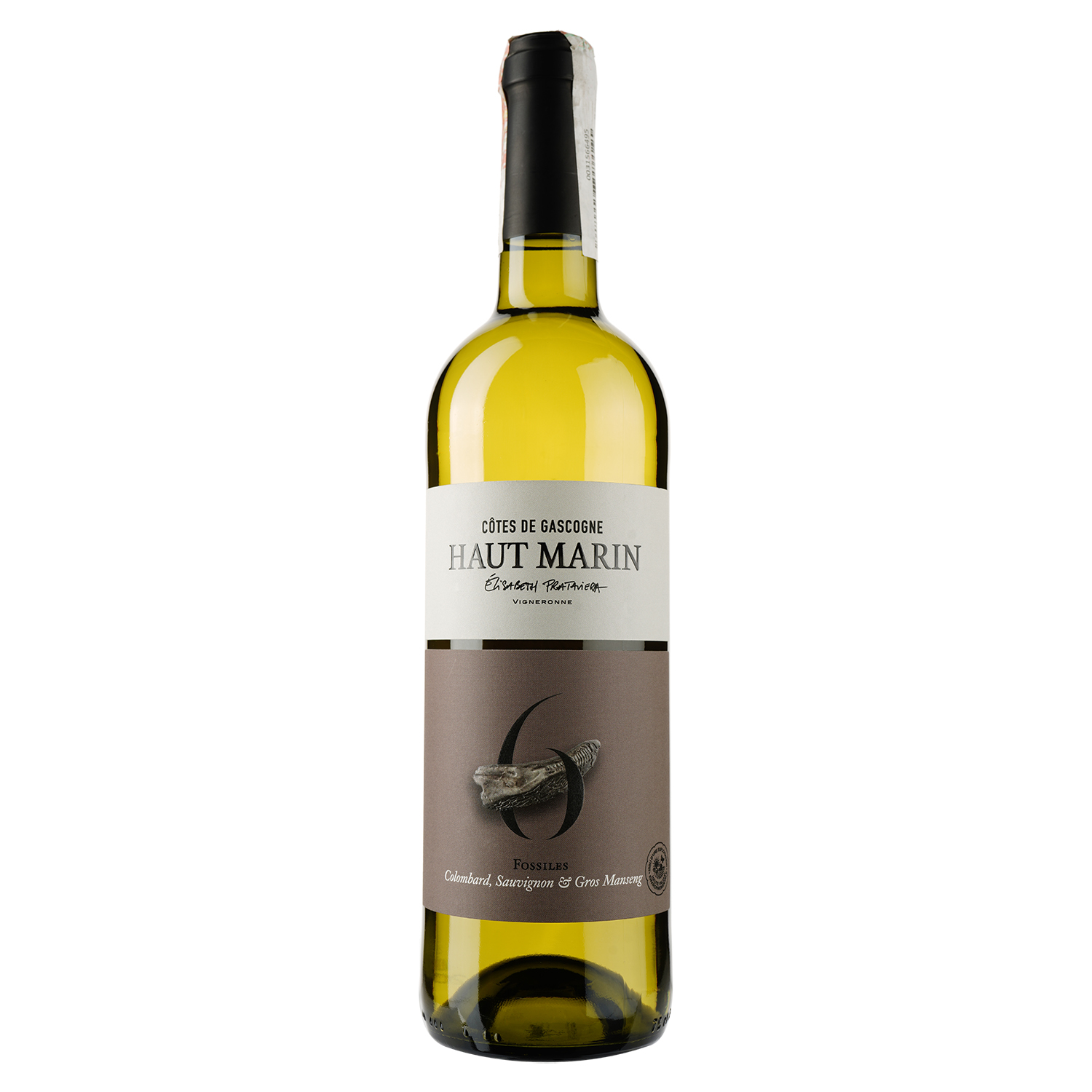 Вино Haut Marin Fossiles, белое, сухое, 11,5%, 0,75 л - фото 1