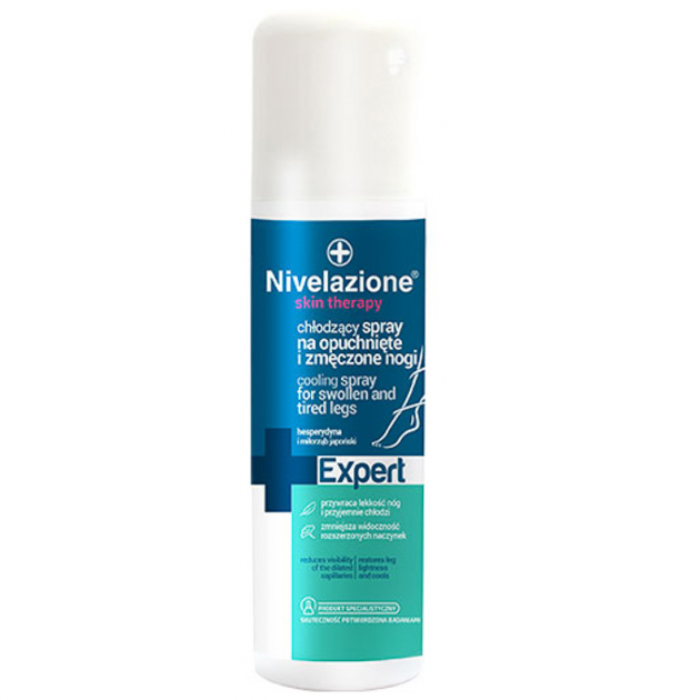 Спрей від набряклості та втоми ніг Nivelazione Skin Therapy Еxpert Охолоджуючий 150 мл (5902082211037) - фото 1