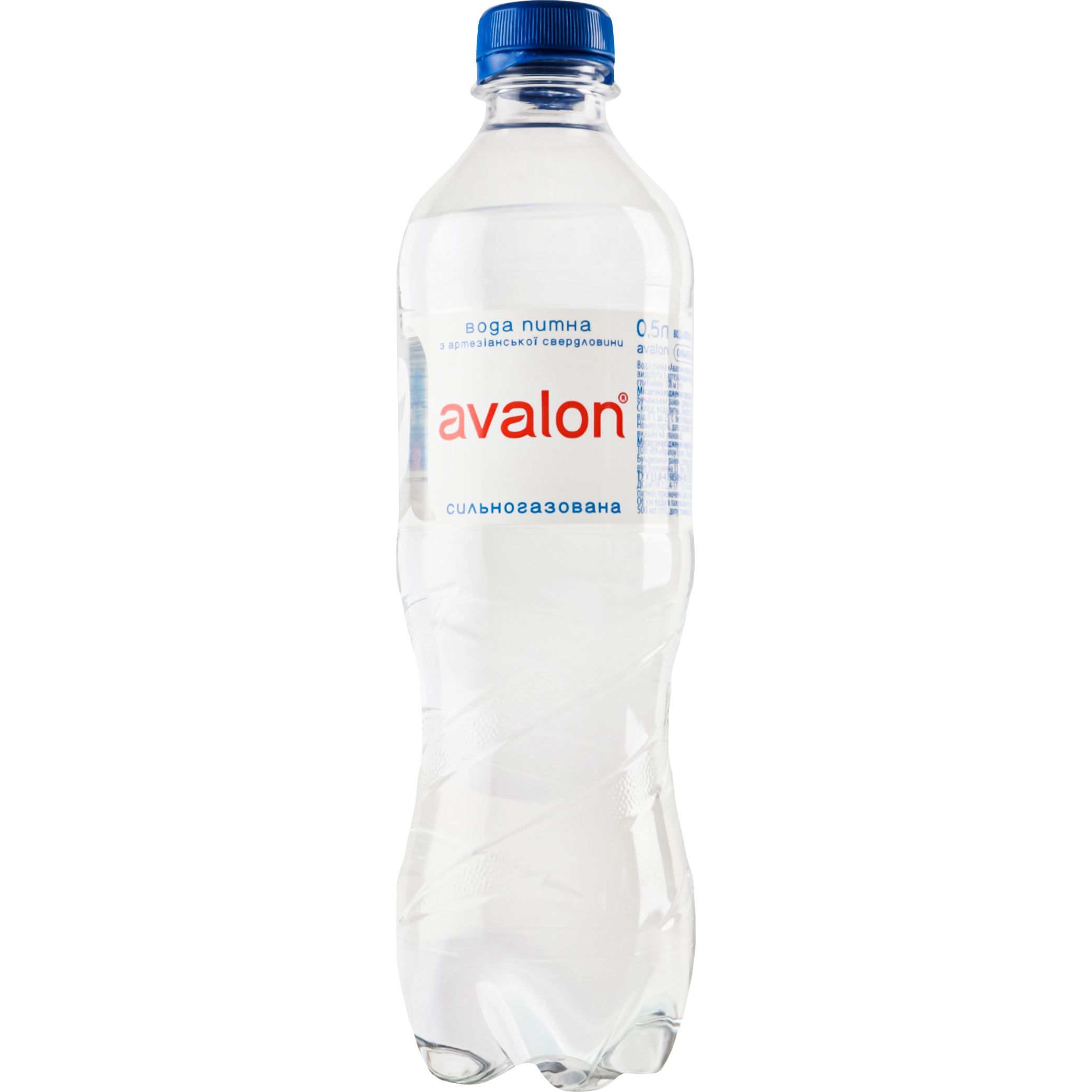 Вода питьевая Avalon сильногазированная 0.5 л - фото 1