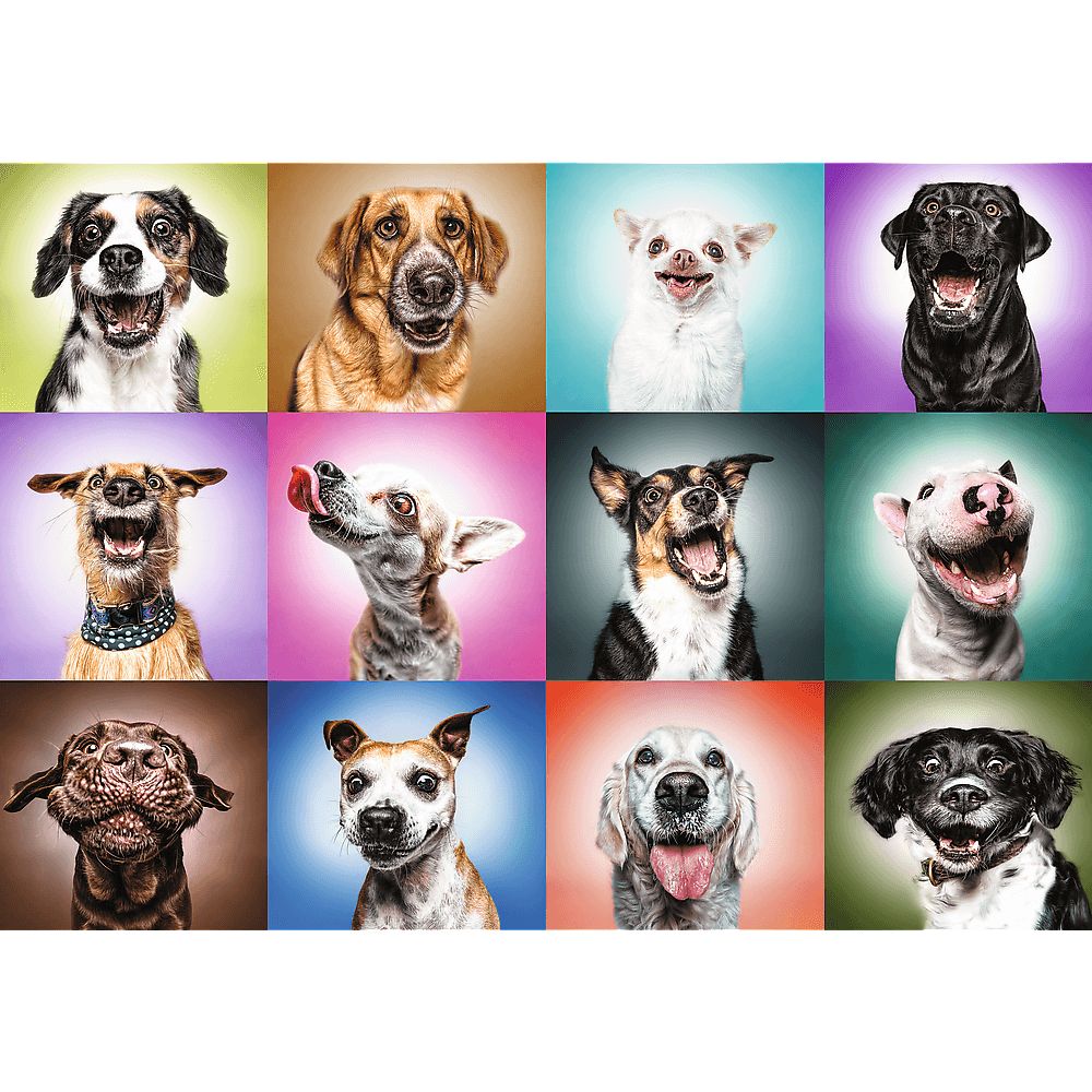 Пазлы Trefl Безграничная коллекция: Веселые собачки 1000 элементов - фото 2