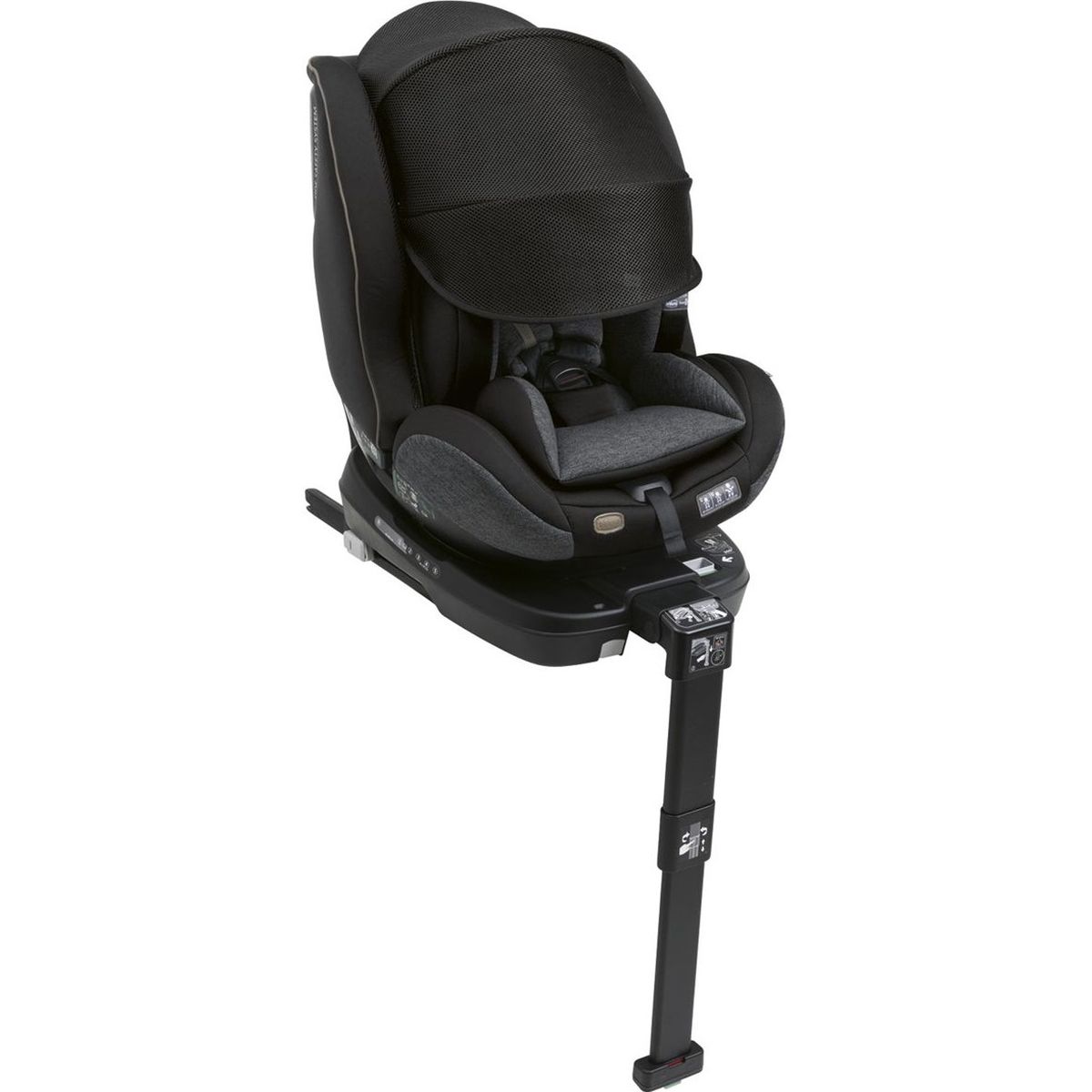 Автокрісло Chicco Seat3Fit Air i-Size чорне з сірим (79879.16) - фото 1