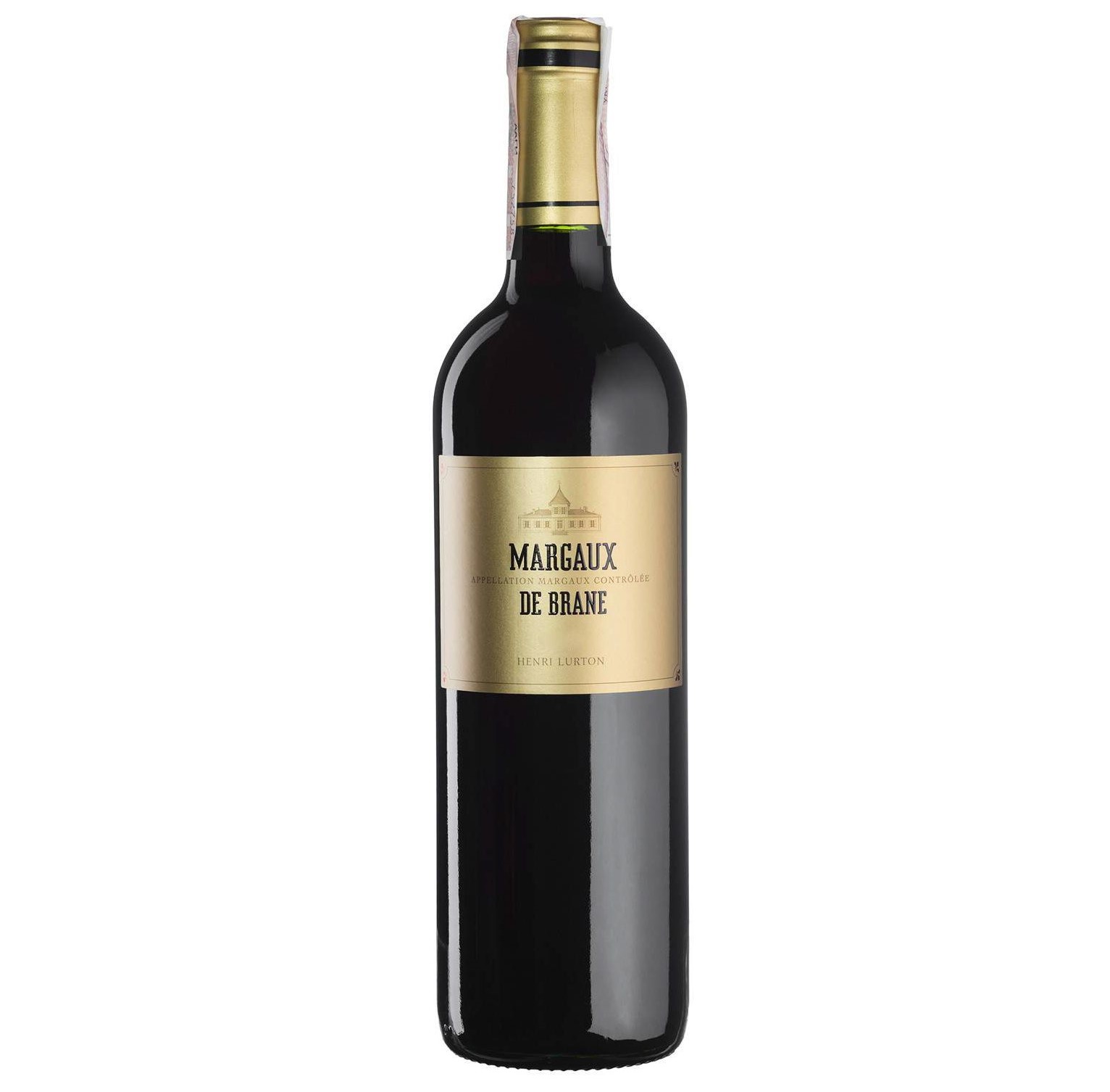 Вино Baron de Brane Margaux De Brane 2019, червоне, сухе, 0,75 л - фото 1