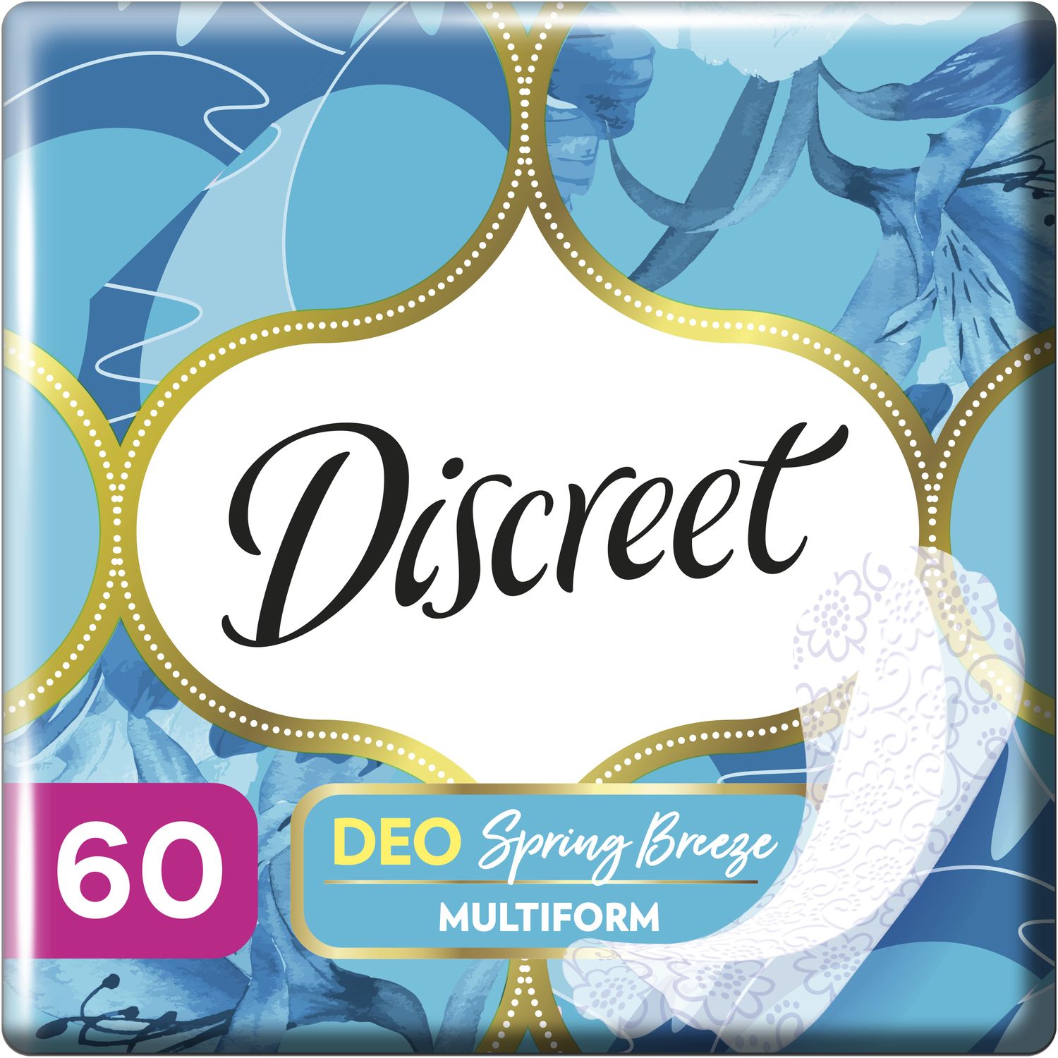 Щоденні прокладки Discreet Deo Multiform Spring Breeze 60 шт. - фото 1