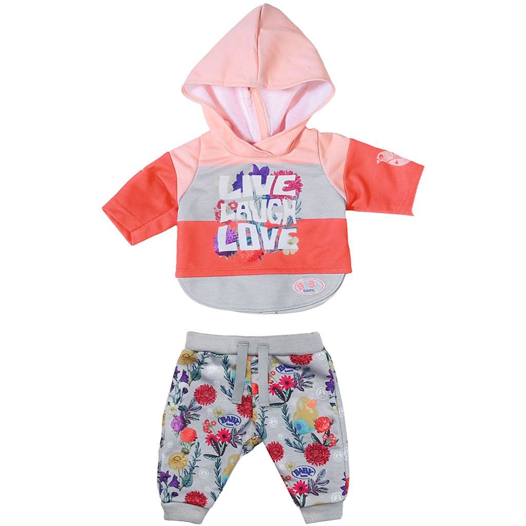 Набор одежды для куклы Baby Born Zapf Трендовый спортивный костюм розовый (826980-1) - фото 1