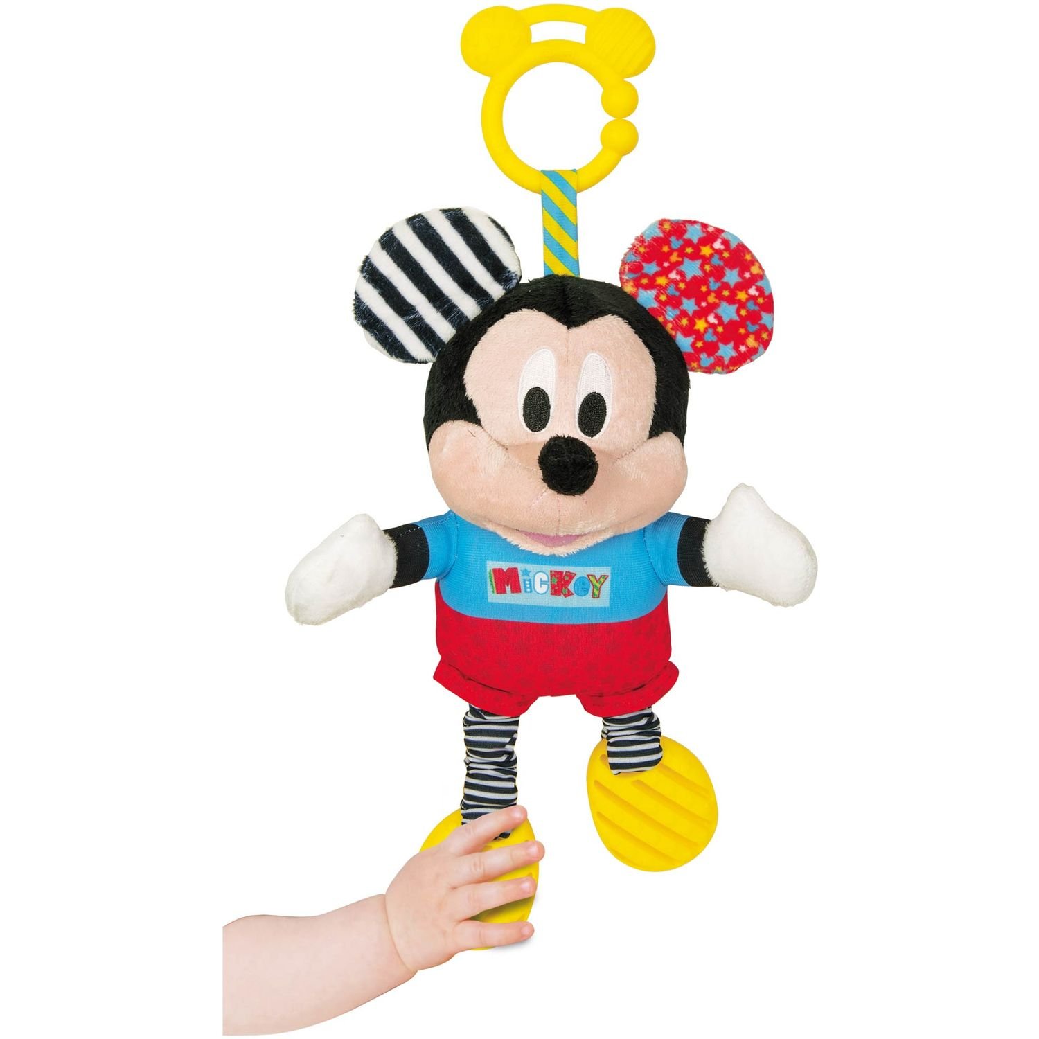 М'яка іграшка-підвіска на коляску Baby Clementoni Mickey Disney Baby (17165) - фото 2