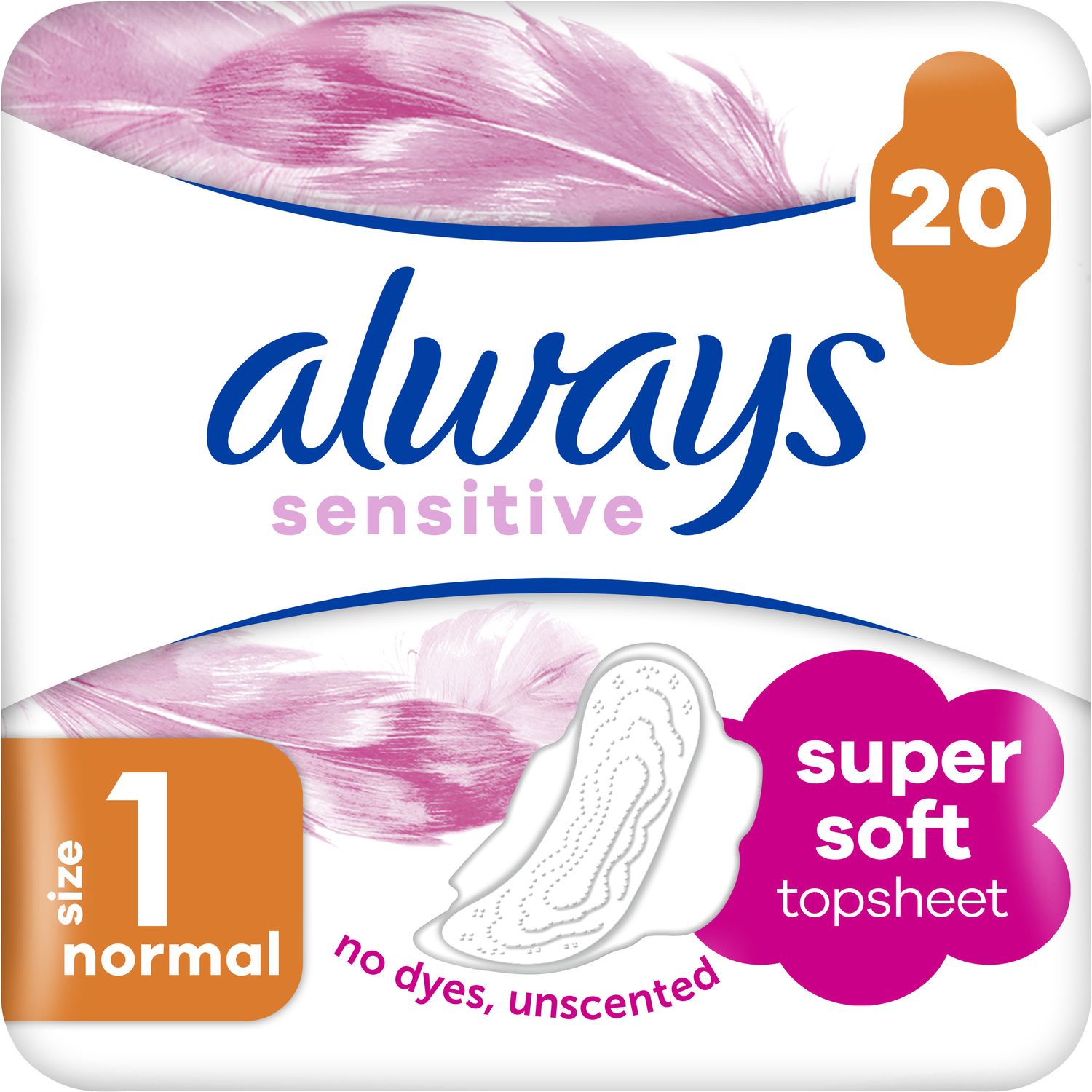 Прокладки гігієнічні Always Sensitive Normal 20 шт. - фото 1
