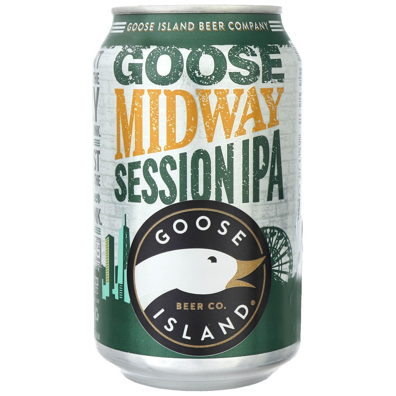 Пиво Goose Island Midway, светлое, 4,1%, ж/б, 0,33 л (795175) - фото 1