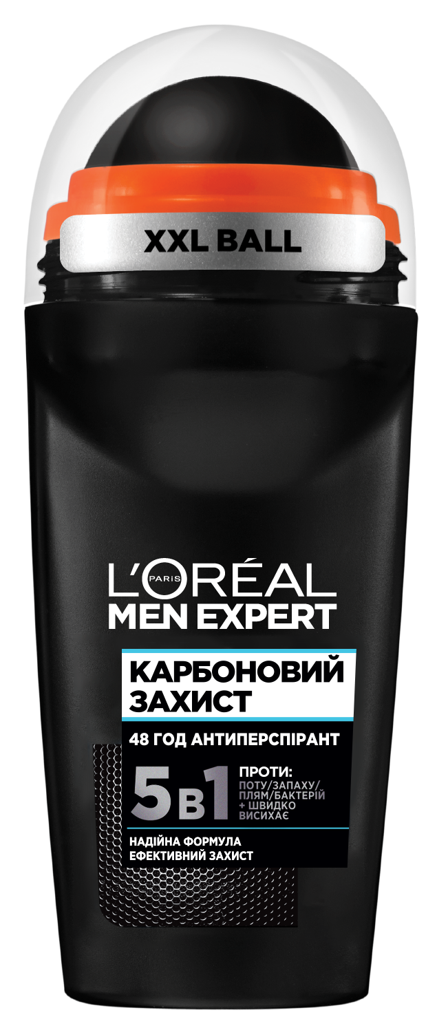 Дезодорант-Антиперспирант L’Oréal Paris Men Expert Карбоновая защита для мужчин, шариковый, 50 мл - фото 1