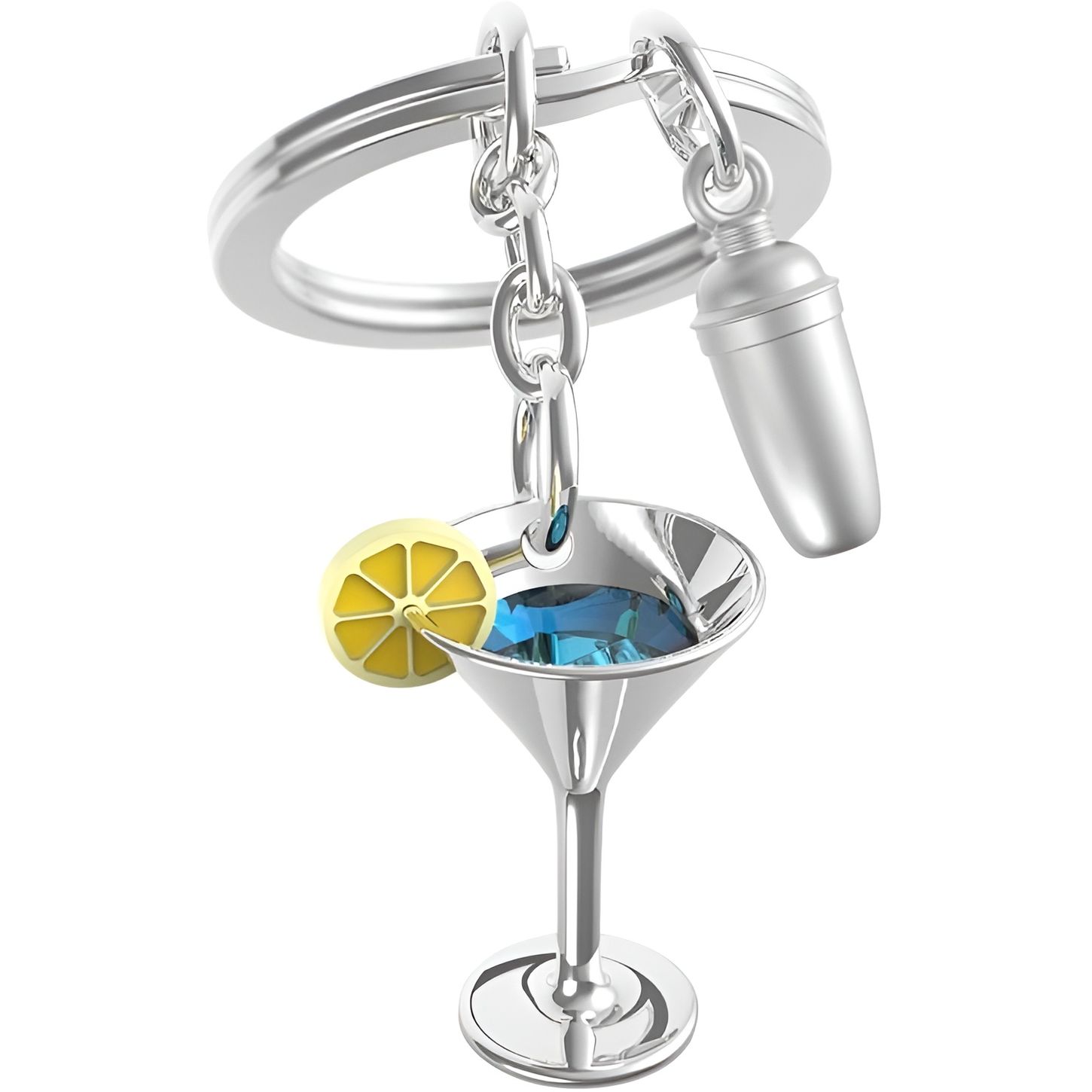 Брелок Metalmorphose Cocktail Glass with Shaker (8000020593049) - фото 1