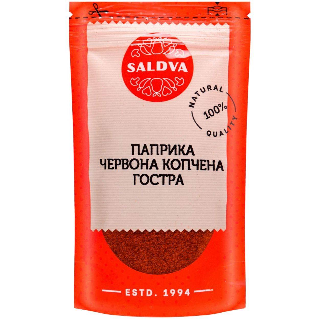 Паприка красная Saldva копченая острая 25 г (895420) - фото 1