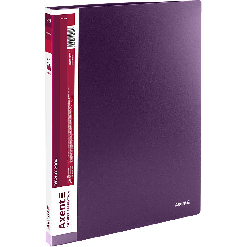 Дисплей-книга Axent A4 30 файлов сливовая (1030-11-A) - фото 2