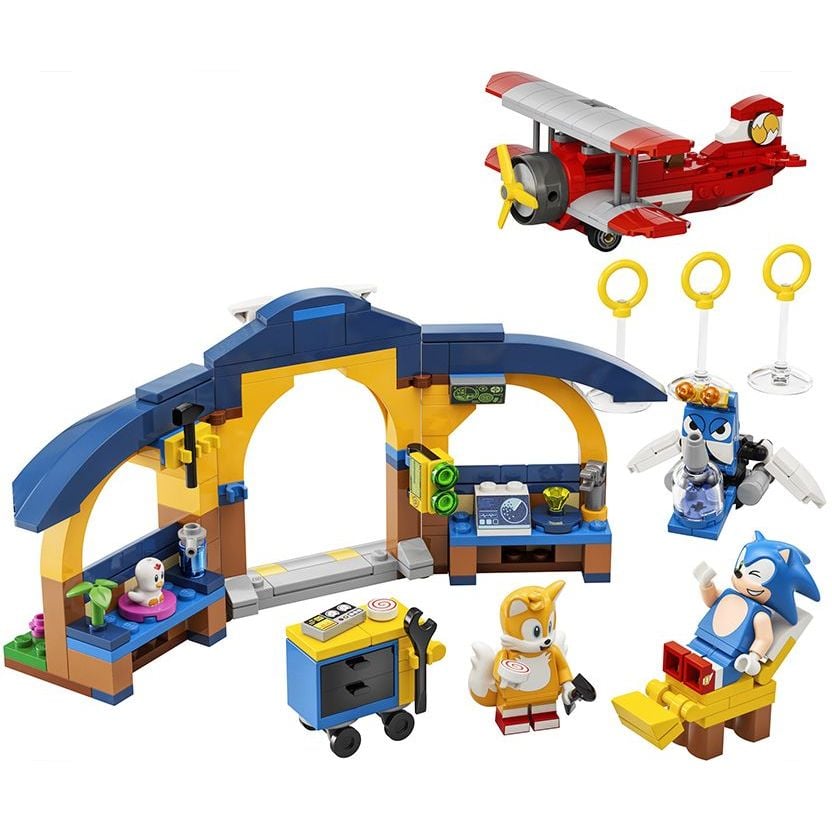 Конструктор LEGO Sonic Мастерская Тейлз и самолет Торнадо 376 деталей (76991) - фото 3