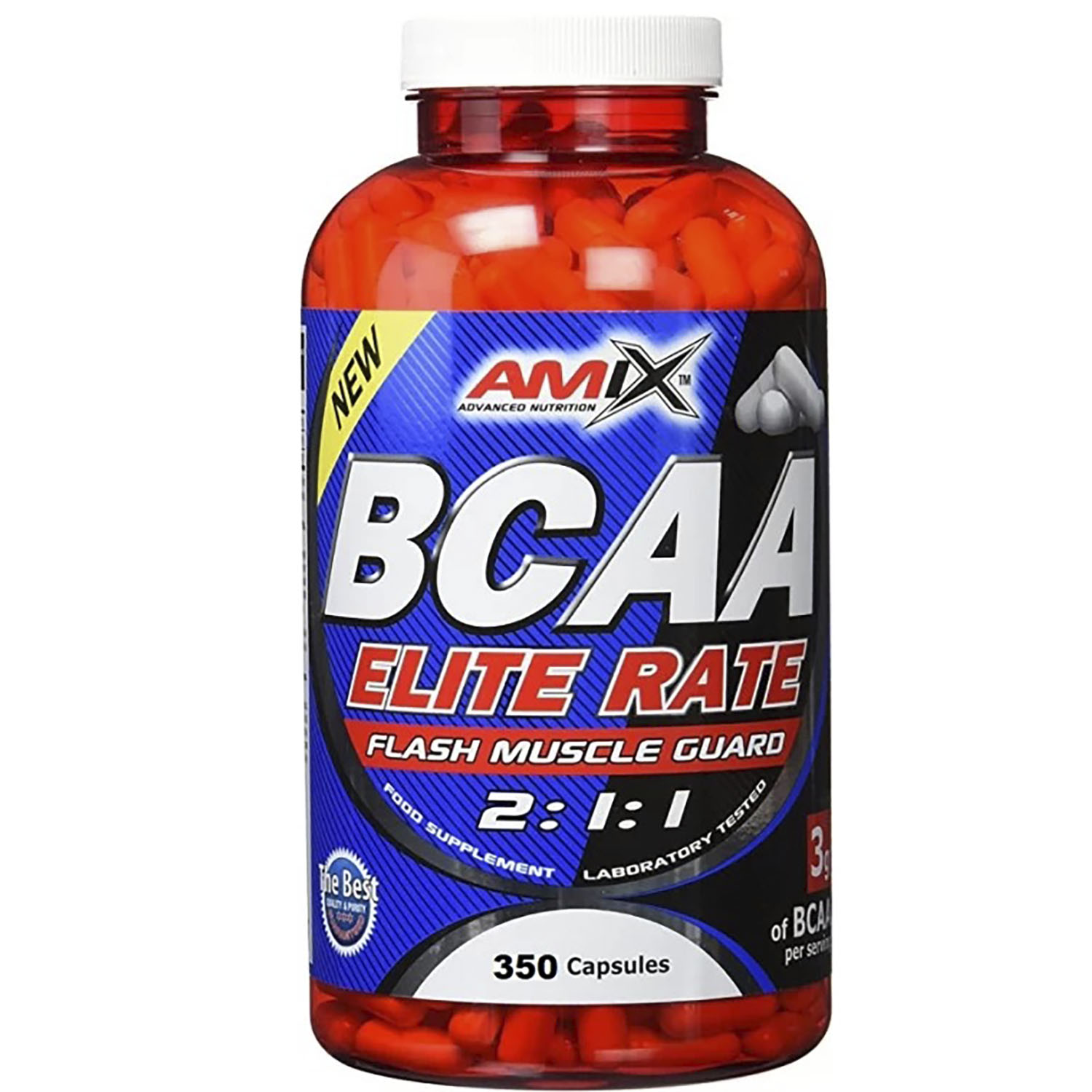 Амінокислоти Amix BCAA Elite Rate 350 капсул - фото 1