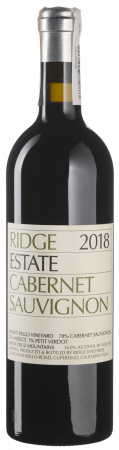 Вино Ridge Vineyards Cabernet Sauvignon Estate 2018 красное, сухое, 14%, 0,75 л - фото 1