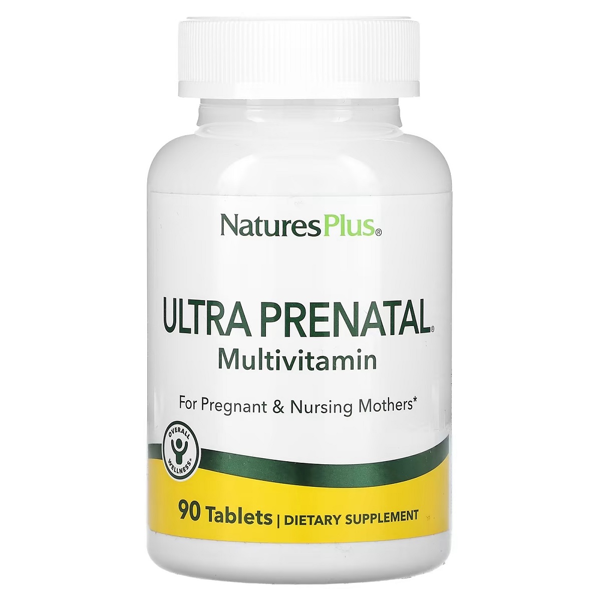 Мультивитамины Ультрапренатальные Nature's Plus Ultra Prenatal Multivitamin 90 таблеток - фото 1