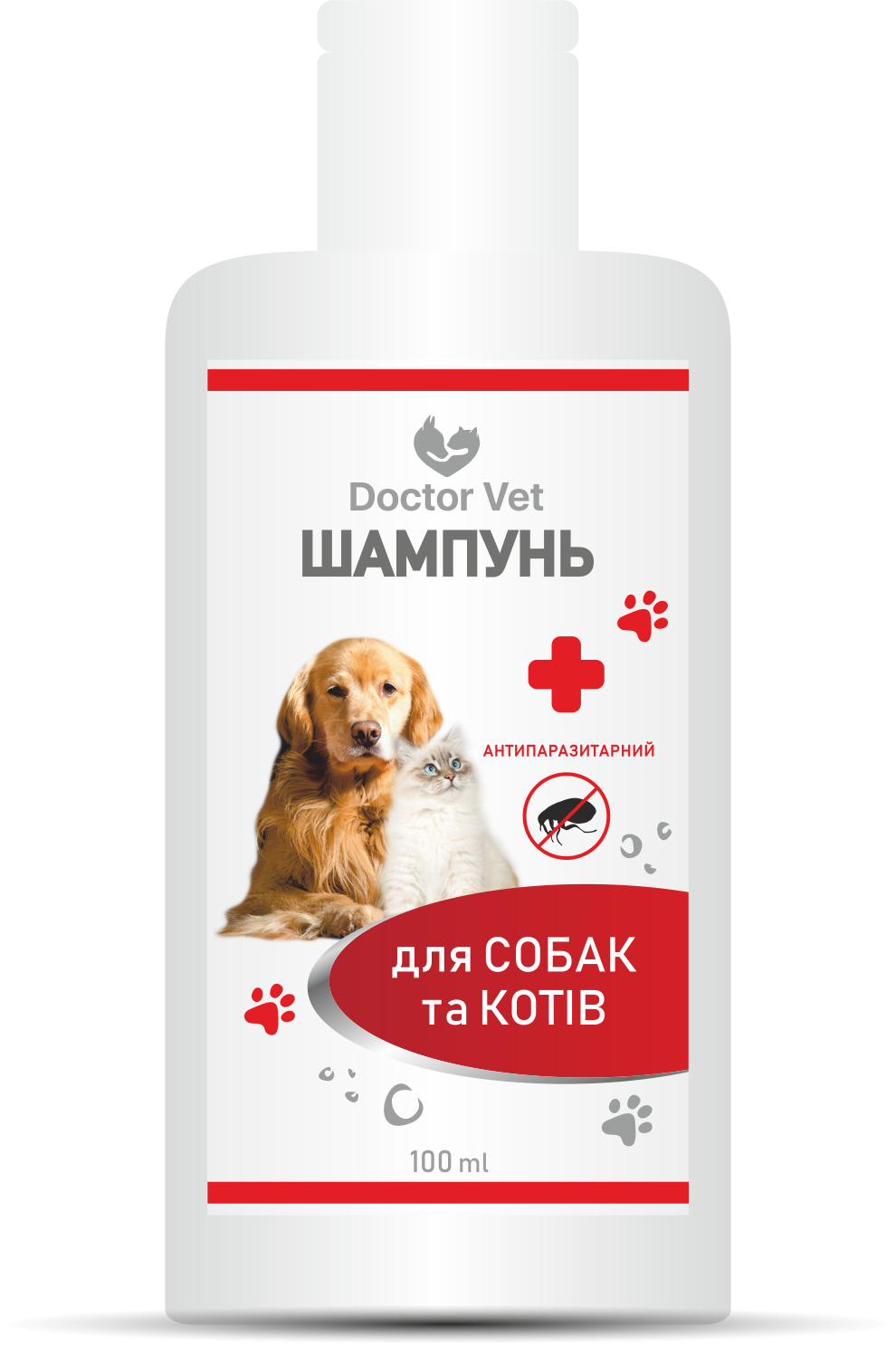 Шампунь антипаразитарний для собак та котів Doctor Vet 100 мл - фото 3