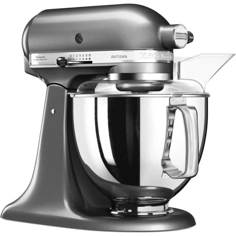 Планетарний міксер KitchenAid Artisan 4.8 л срібний медальйон (5KSM175PSEMS) - фото 2