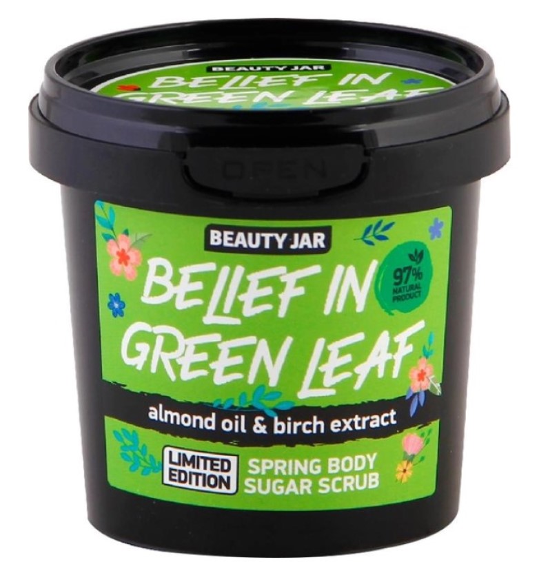 Цукровий скраб для тіла Beauty Jar Belief In Green Leaf 115 мл - фото 1
