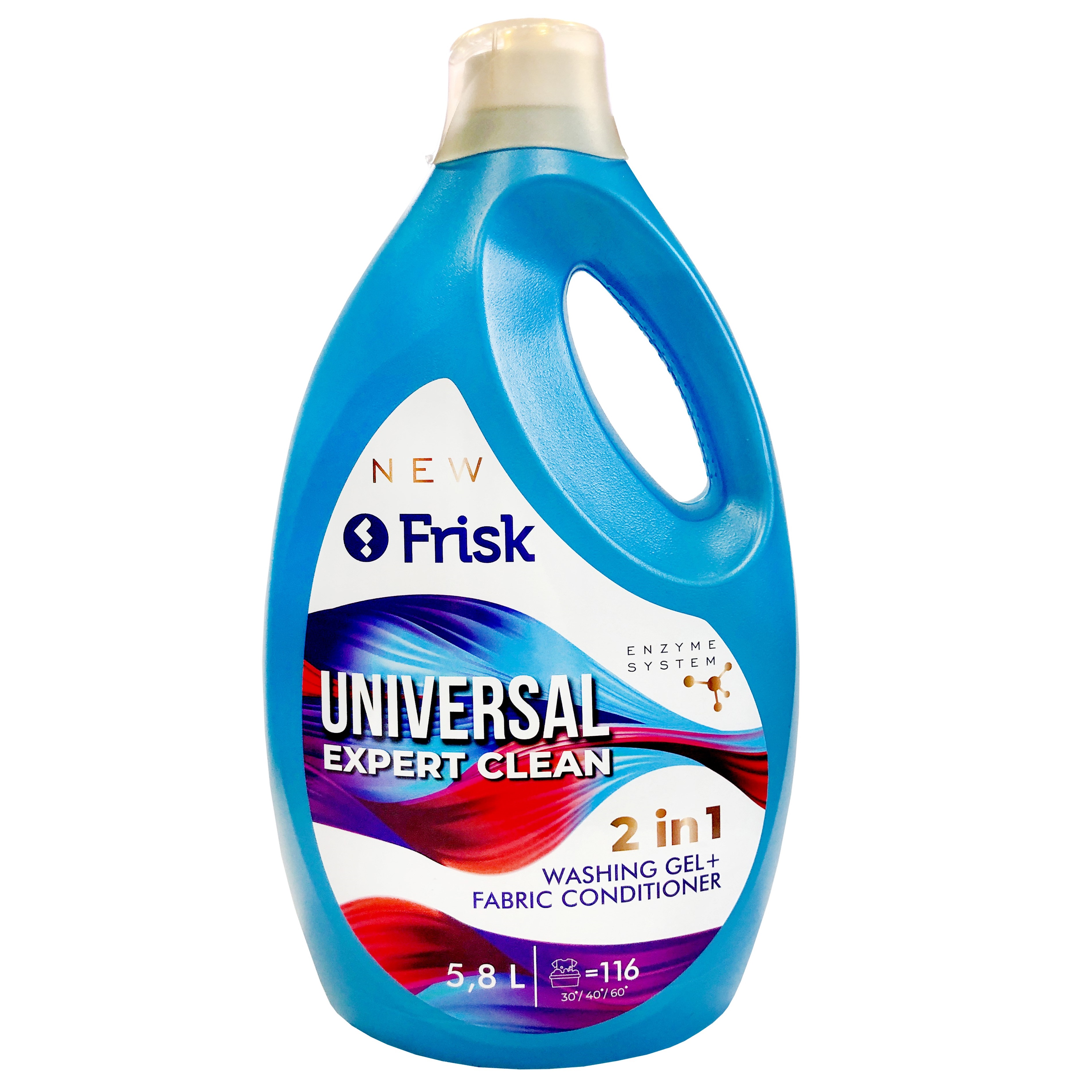 Гель для стирки Frisk Universal Expert Clean 2 in 1, 5,8 л (907876) - фото 1