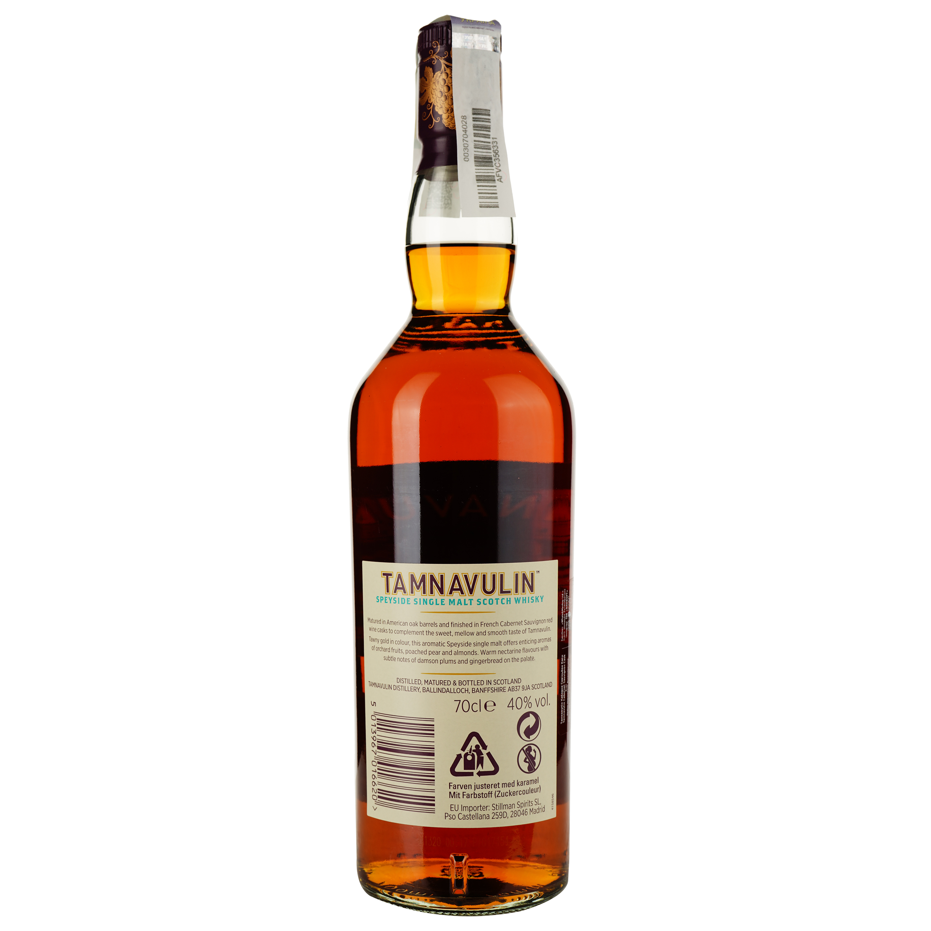 Віскі Tamnavulin Cabernet Sauvignon Cask Single Malt Scotch Whisky 40% 0.7 л в подарунковій упаковці - фото 3