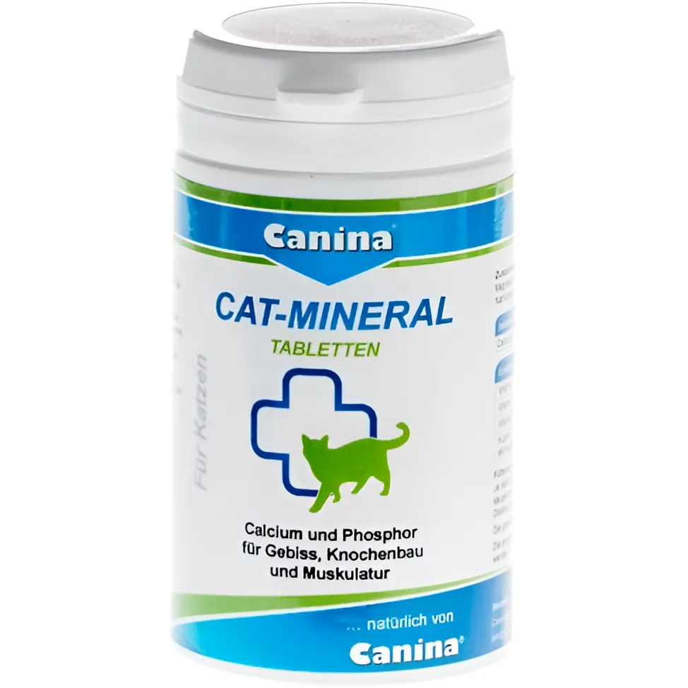 Уцінка! Полівітамінний комплекс для котів Canina Cat-Mineral Tabs 300 таблеток. Термін придатності до 05.2024 - фото 1