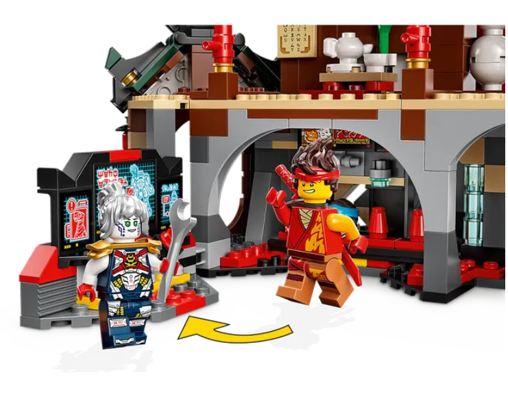 Конструктор LEGO Ninjago Храм-додзе ніндзя, 1394 деталей (71767) - фото 7