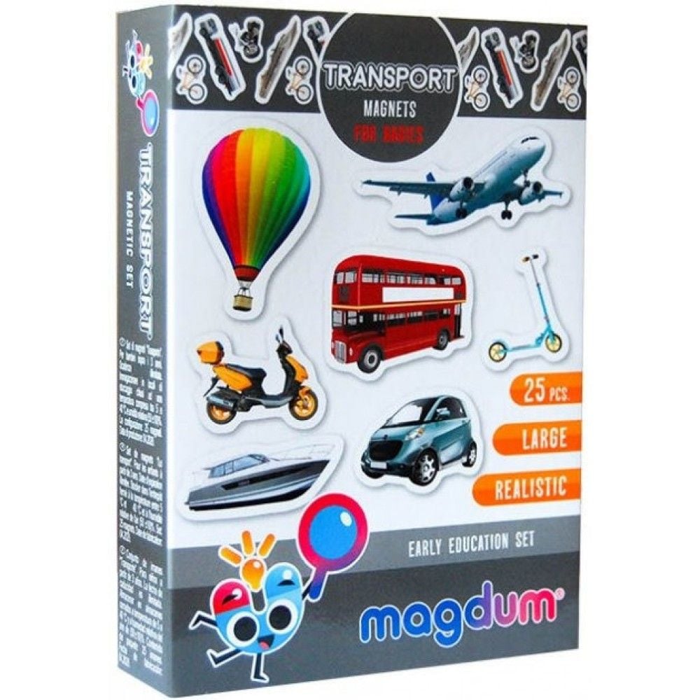 Набір магнітів Magdum Транспорт (ML4031-17 EN) - фото 1