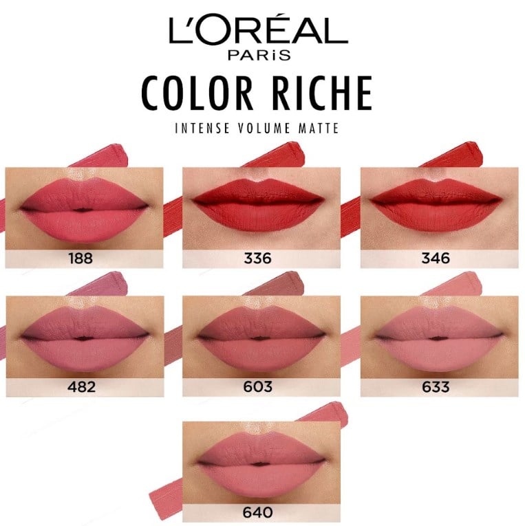 Помада для губ L’Oreal Paris Color Riche Intense Volume Matte, матовая, тон 188, 2 г (30145405) - фото 7