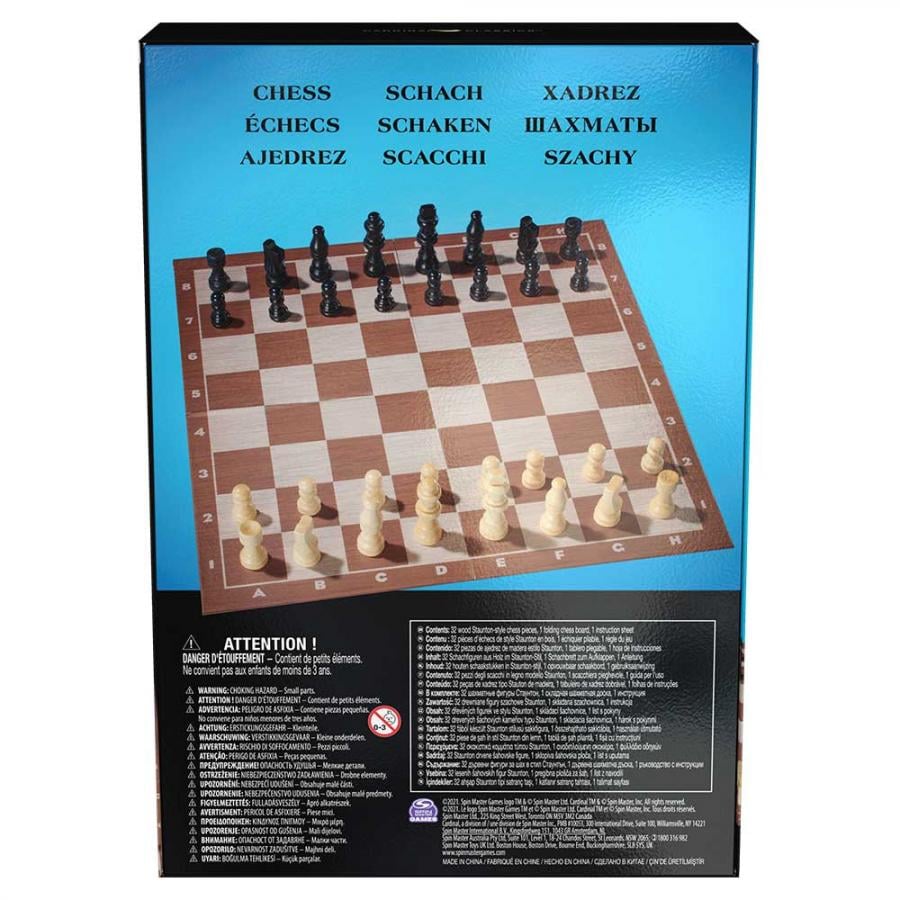 Настольная игра Spin Master Шахматы деревянные фигуры (SM98367/6065339) - фото 3