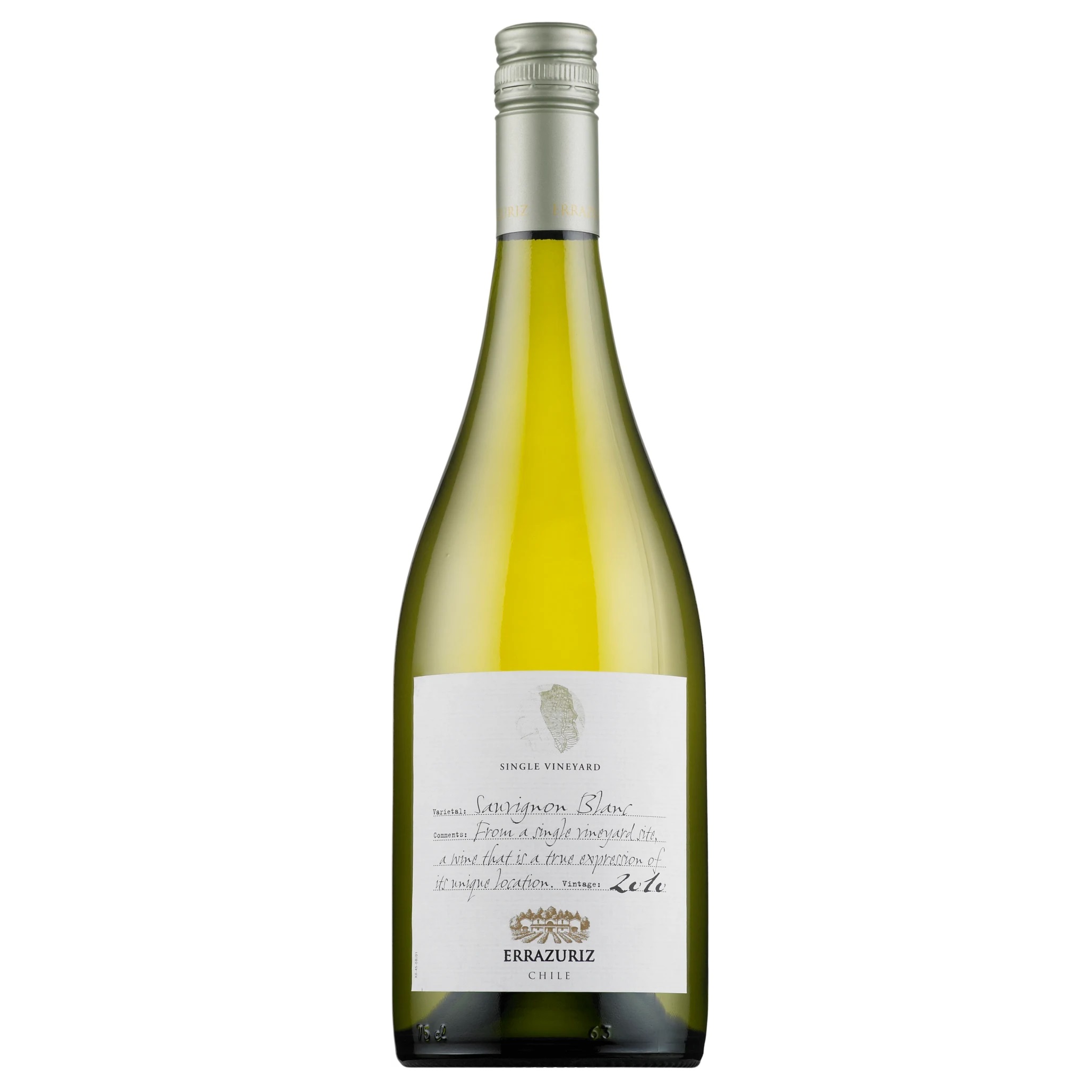 Вино Errazuriz Sauvignon Blanc Aconcagua Costa Single Vineyard, белое, сухое, 13%, 0,75 л - фото 1