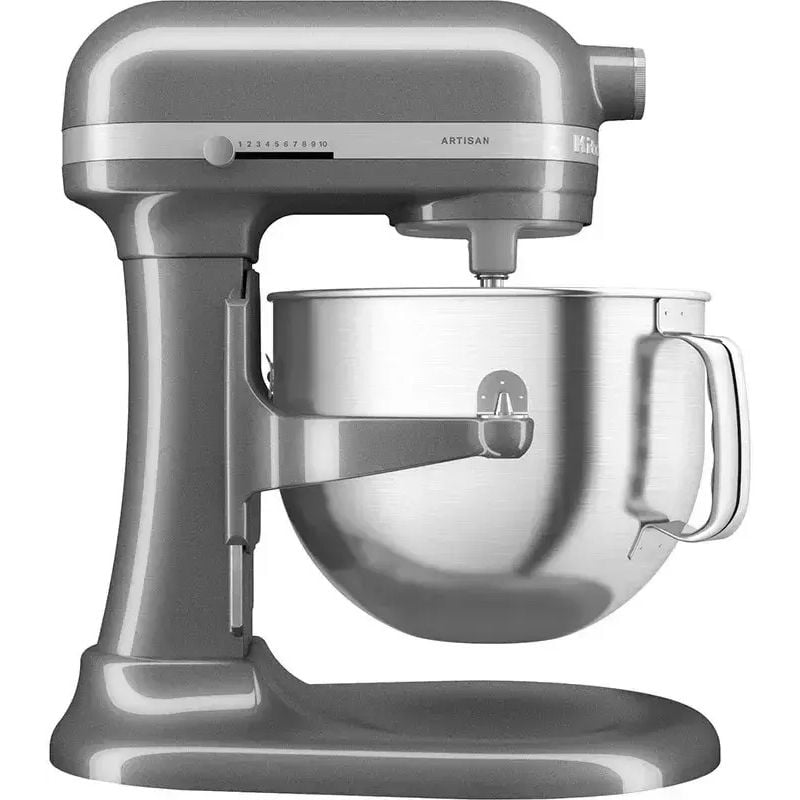 Планетарний міксер KitchenAid Artisan з підйомною чашею 6.6 л срібний медальон (5KSM70SHXEMS) - фото 1