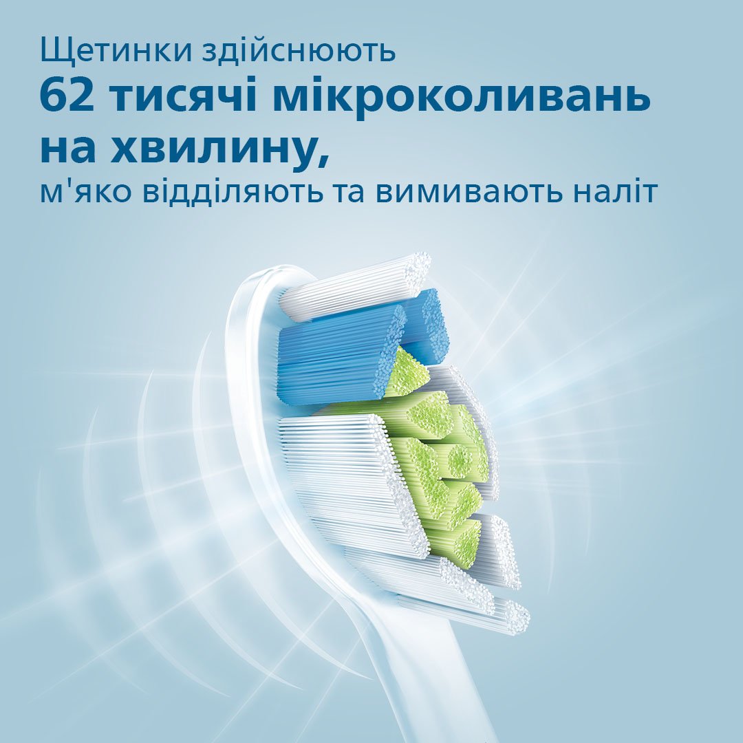 Електрична зубна щітка Philips Sonicare Protective Clean блакитна (HX6803/04) - фото 5