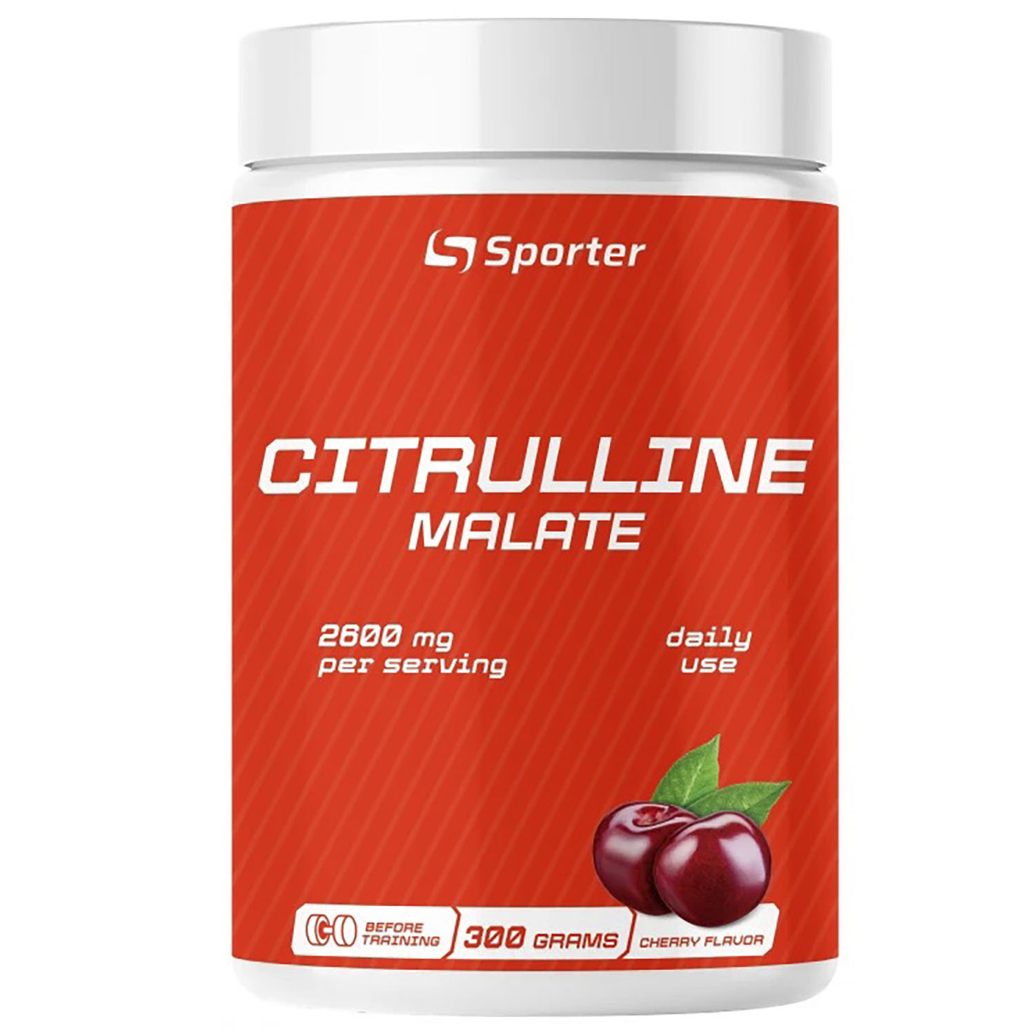 Амінокислота Sporter Citrulline Malate Вишня 300 г - фото 1