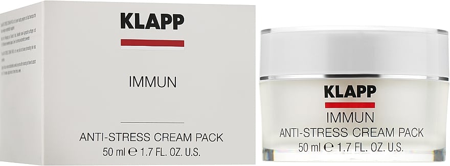 Крем-маска для лица Анти-стресс Klapp Immun Anti-Stress Cream Pack, 50 мл - фото 2