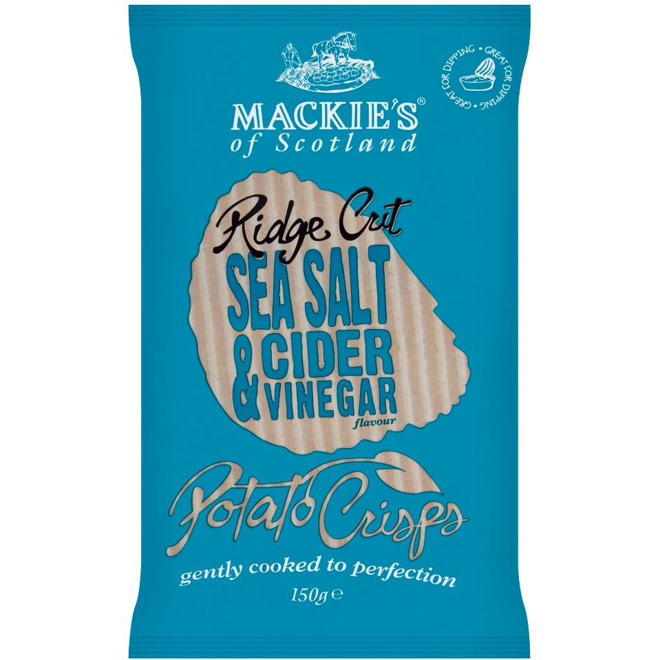Чипси картопляні Mackie's Sea Salt & Cider Vinegar 150 г (721386) - фото 1