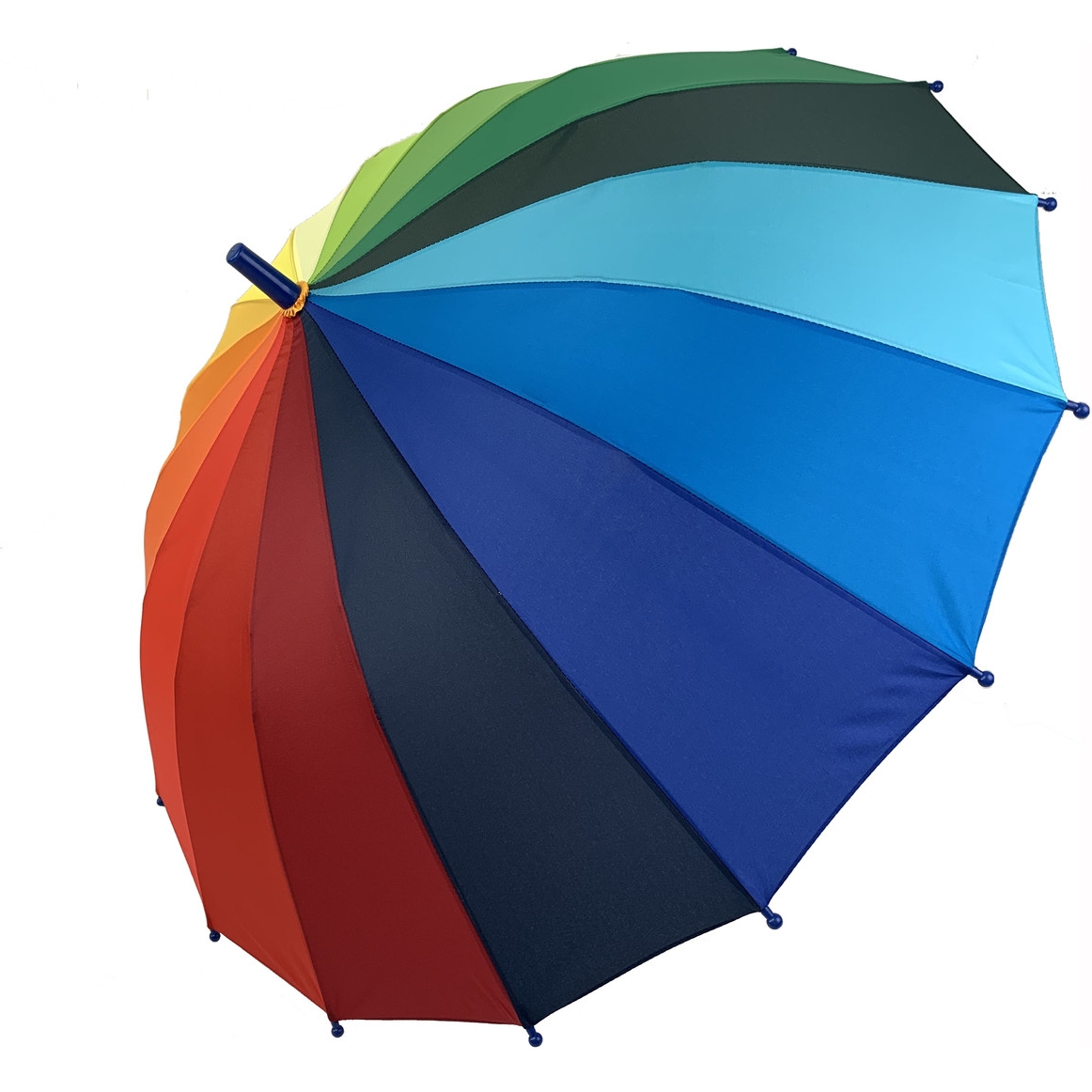 Детский зонт-трость полуавтомат The Best 86 см разноцветный - фото 1
