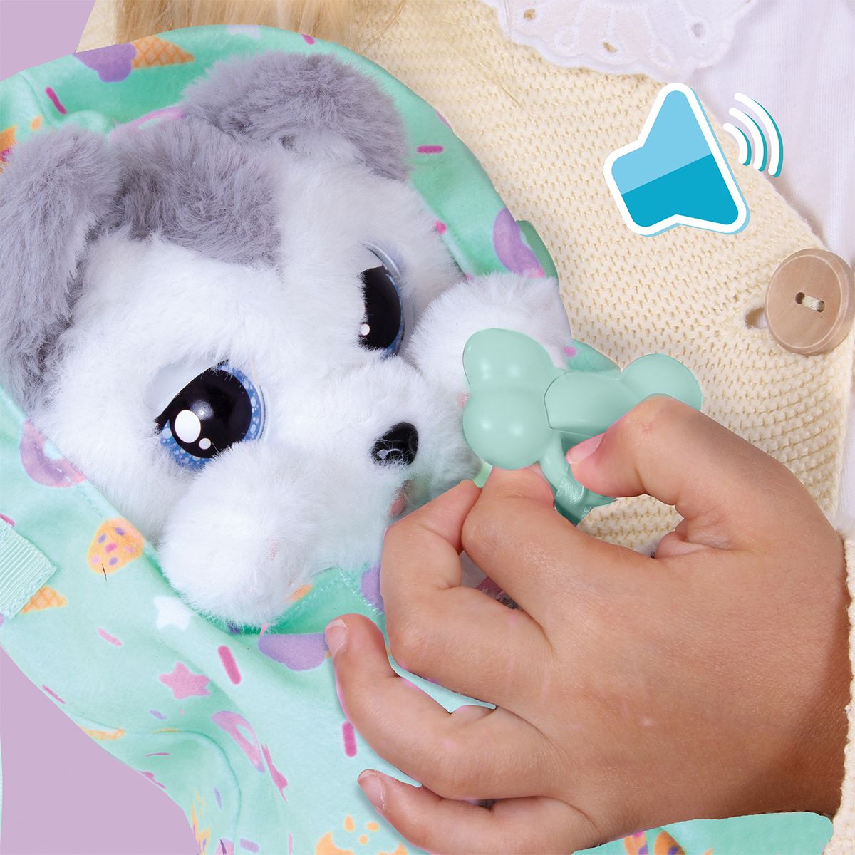 Интерактивная игрушка Baby Paws Щенок Хаски Флоуи (917644IM) - фото 9
