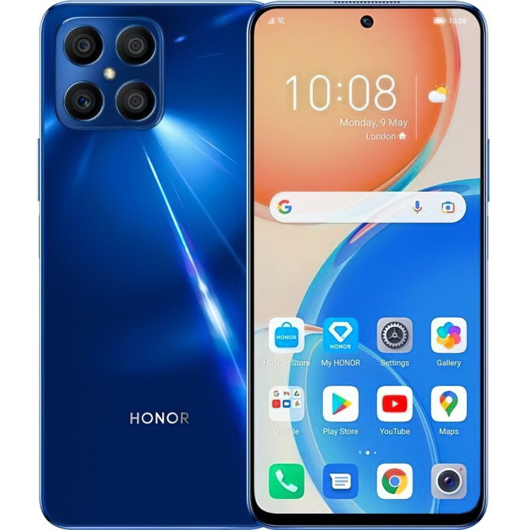 Смартфон Honor X8 6/128GB Ocean Blue - фото 1