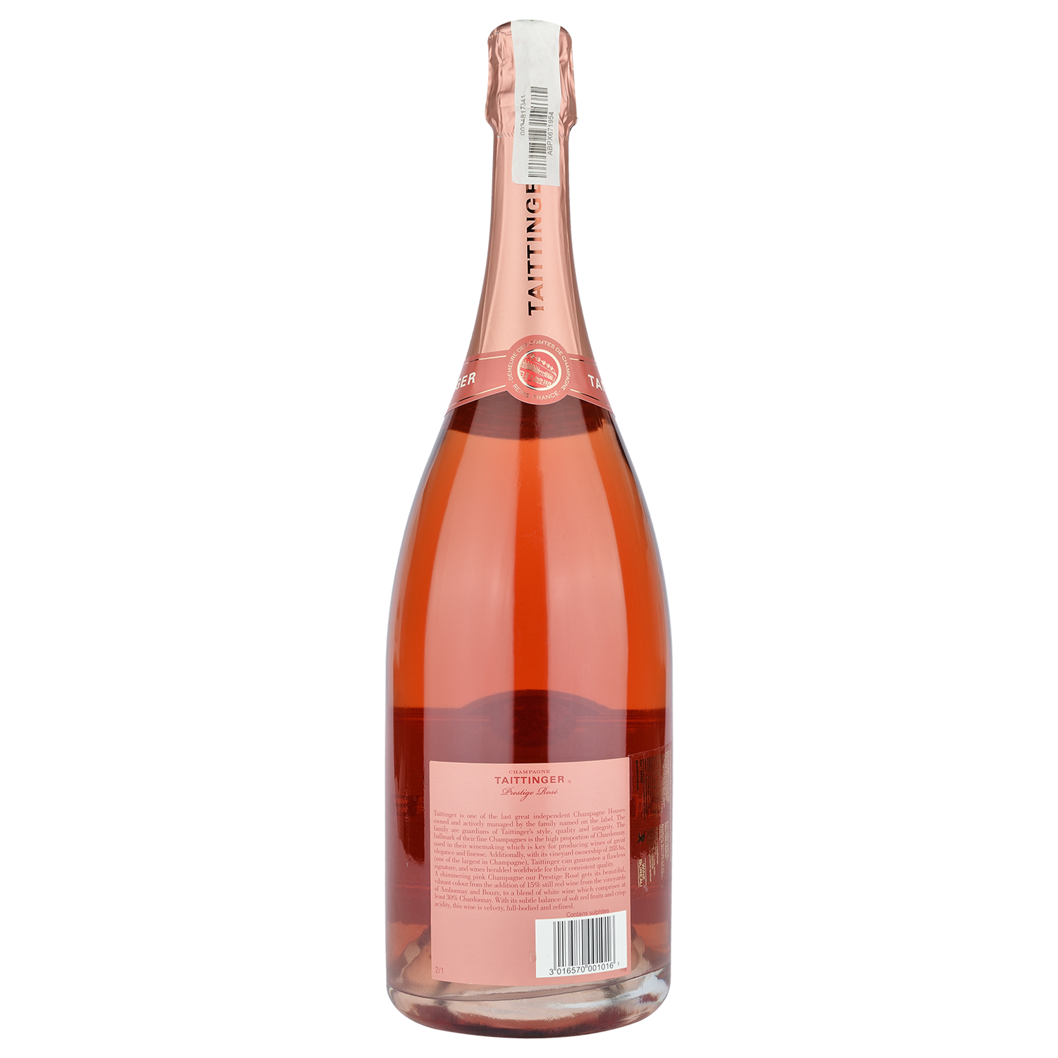 Шампанське Taittinger Prestige Rose, рожеве, брют, 12,5%, 1,5 л (9900) - фото 2