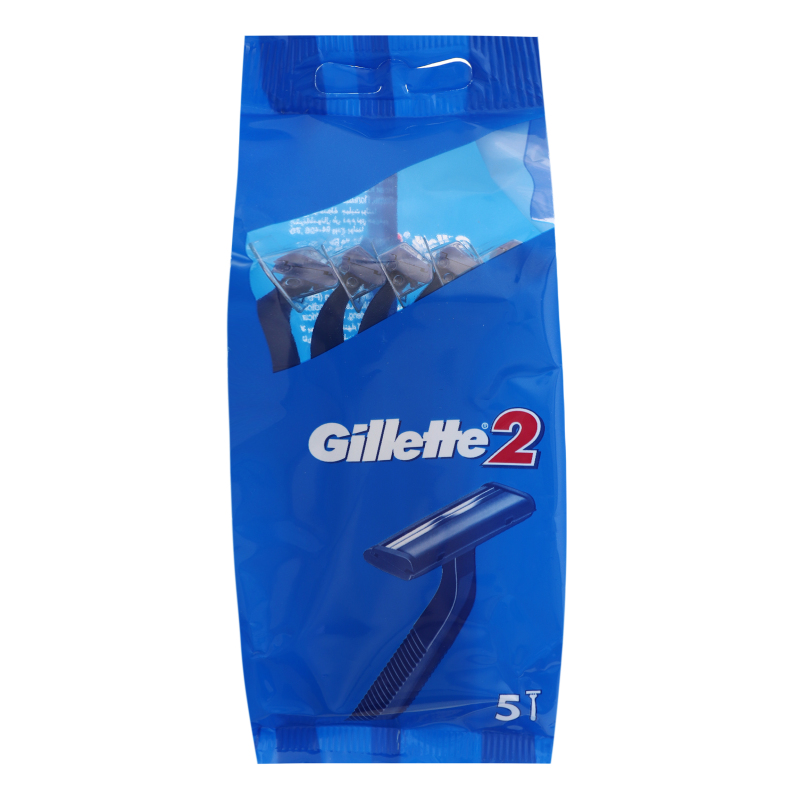Одноразовые станки для бритья Gillette 2, 5 шт. - фото 1