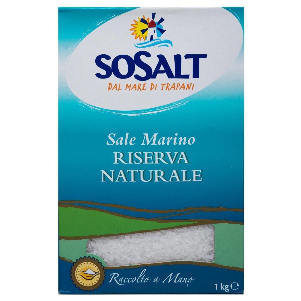 Сіль морська Sosalt Riserva Naturale, 1 кг (454031) - фото 1