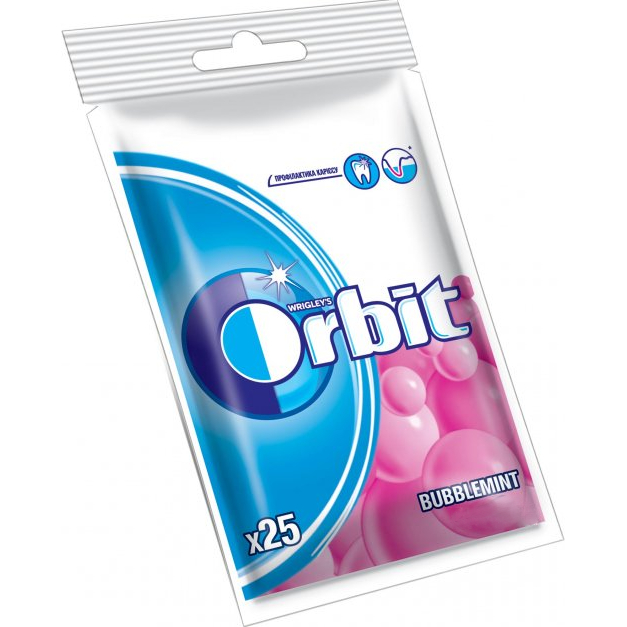 Гумка жувальна Orbit Bags Bubblemint, 35 г (682446) - фото 1