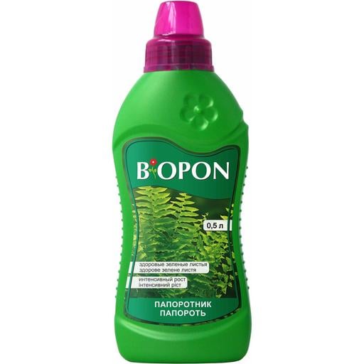 Добриво рідке Biopon для папоротників 500 мл - фото 1