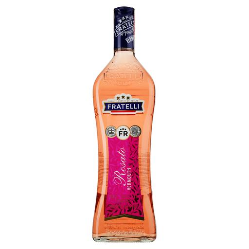 Вермут Fratelli Rosato рожевий солодкий 12.5% 1 л - фото 1