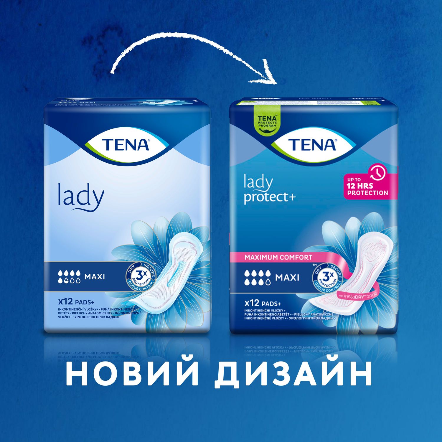 Урологічні прокладки Tena Lady Protect Maxi 7 крапель 12 шт. - фото 3