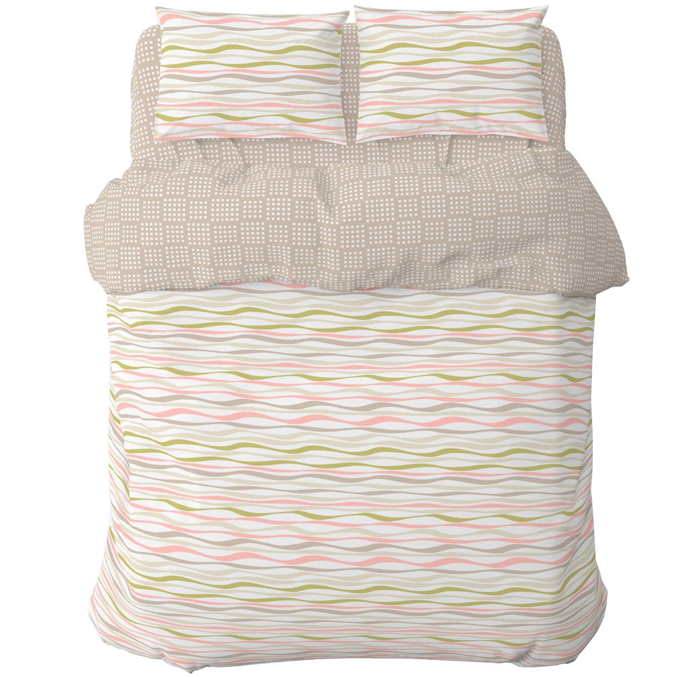 Комплект постельного белья Home Line, бязь, 215х143 см, разноцветный (163996) - фото 1