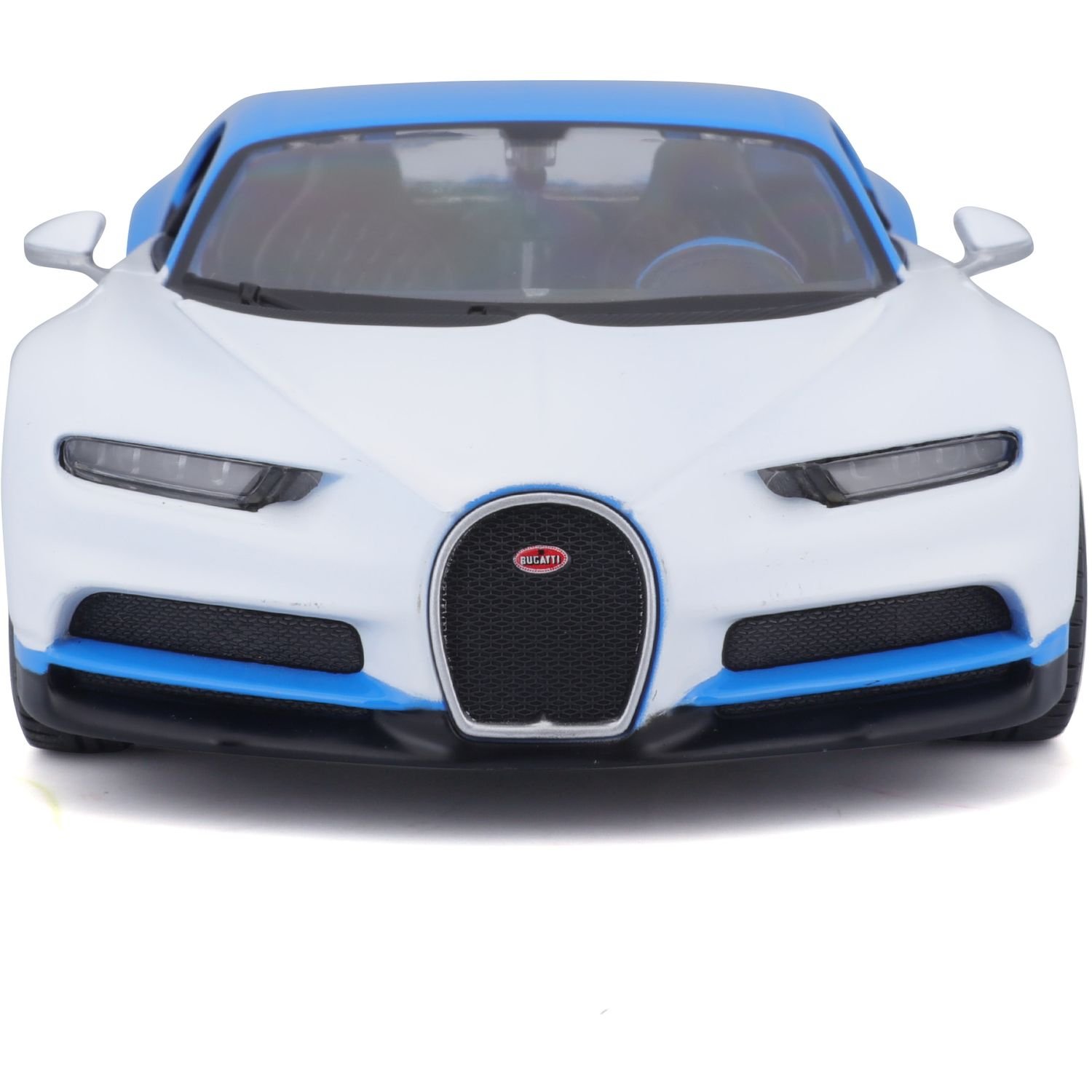 Автомодель Maisto Bugatti Chiron бело-голубой - тюнин, 1:24 (32509 white/blue) - фото 8