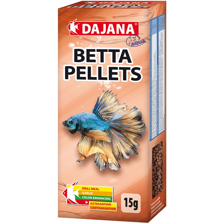 Корм Dajana Betta Pelets для петушков и других лабиринтовых рыб 15 г - фото 1