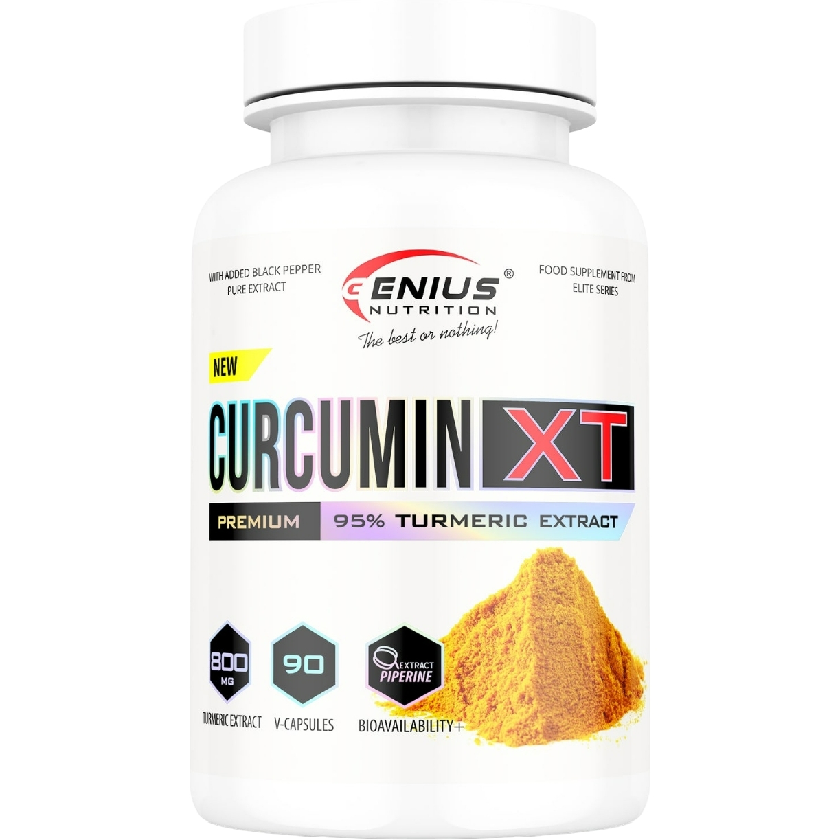 Натуральная добавка Genius Nutrition Curcumin-XT 90 капсул - фото 1