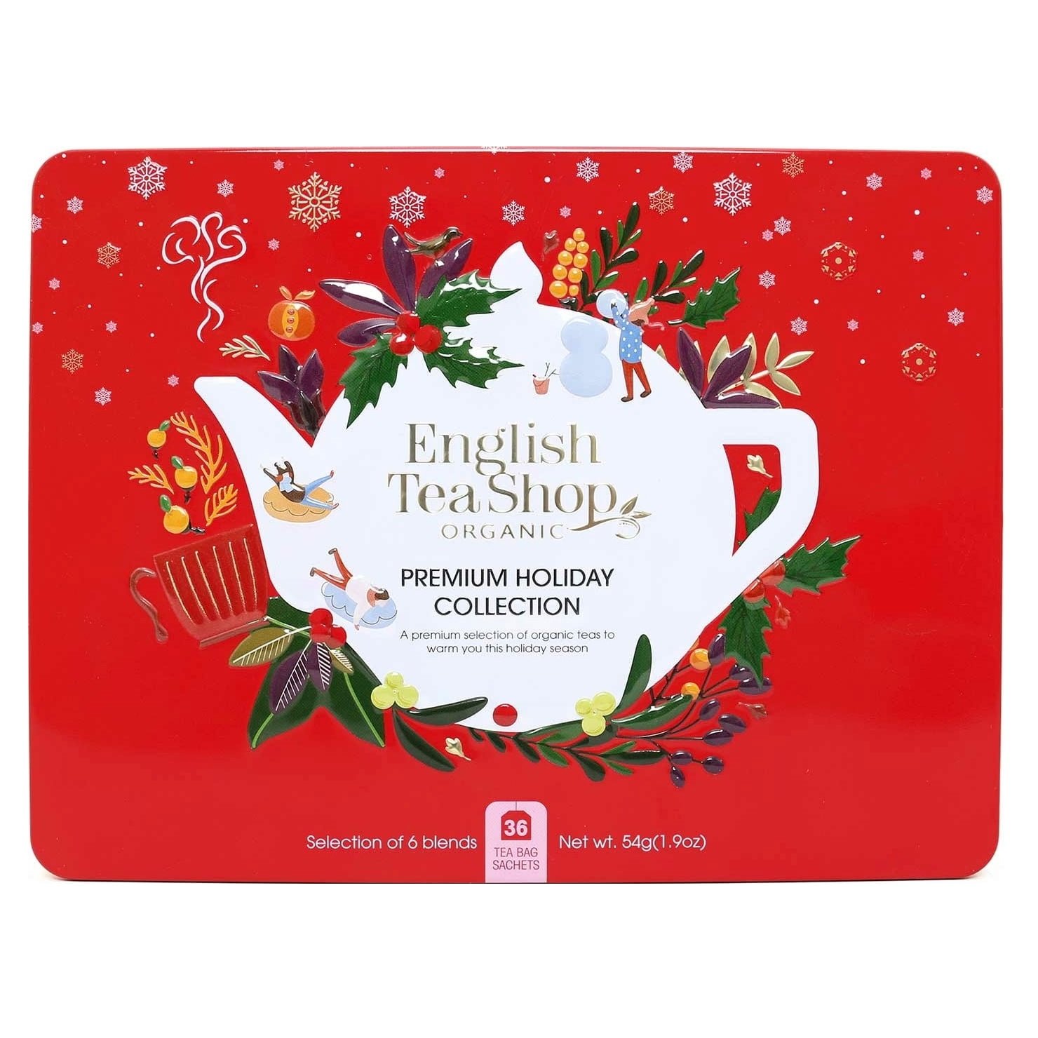 Набір чаю English Tea Shop Premium Holiday Collection Red, 54 г (36 шт. х 1,5 г) (874813) - фото 1
